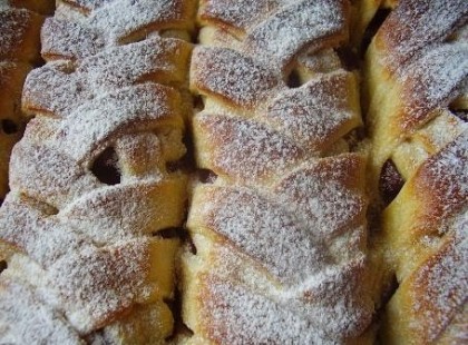 Kígyórétes recept-almás-túrós