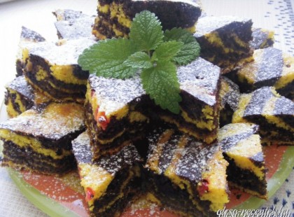 CITROMOS-ZEBRACSÍKOS SZELET RECEPT