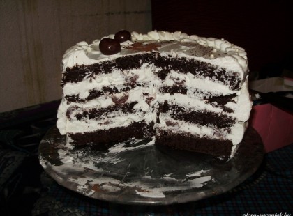 Feketeerdő torta recept