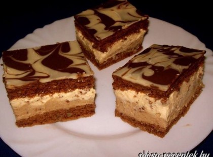 Zita szelet recept- rumos gesztenyekrémes finomság