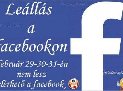 Leállás a facebookon......