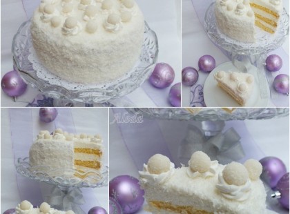 Raffaello torta recept