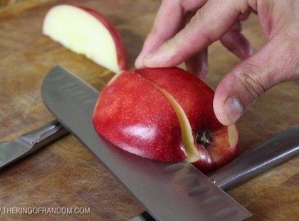 Így készíts hattyút almából! :)