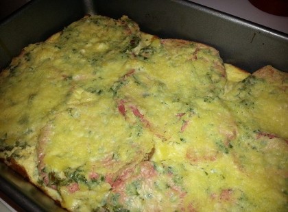 Tepsis bundás kenyér