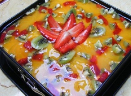 Túrós barackos (sütés nélkül)