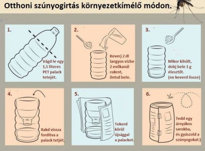 Otthoni szúnyogriasztás fillérekből ,környezetkímélő módon!