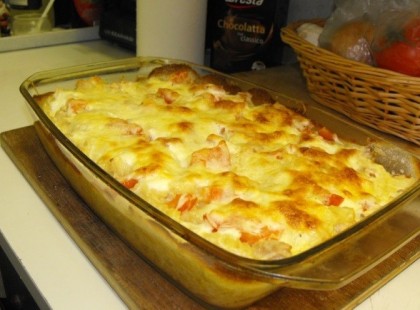 Csirkemelles tészta-A 