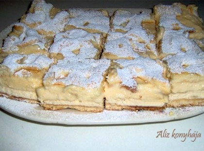 Túrós-krémes pite