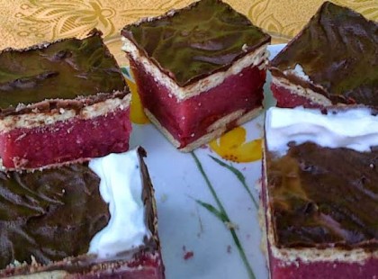 Meggyes-kekszes süti – Nagyon finom és hatalmas sikerem volt vele