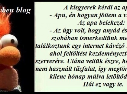 Modern születés történet... :)