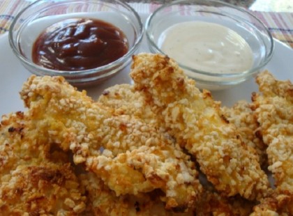 Fűszeres csirkefalatkák, a sütőből! Sokkal fincsibb mint a rántott hús, ez a panír csodás!