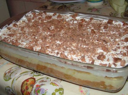 Almás vaníliás fincsiség, sütés nélküli finomság! Kellemes őszies ízek!