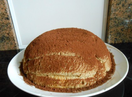 Zuccotto, a különleges formájú torta, varázslatos krémmel. Csodálatos sütemény és nagyon fincsi!