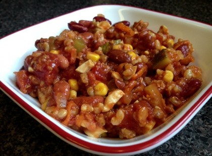 Vörösbab ragu, húsmentes finomság, fél óra alatt! Csodás íze van és nagyon laktató!