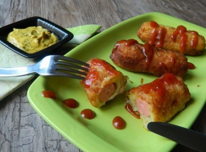 Burgonyás tésztába tekert virsli, fantasztikus íze van és elronthatatlan recept!