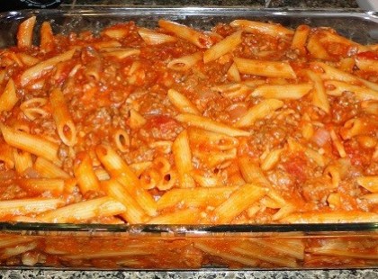 Olasz paradicsomos tészta a sütőből! Jobb mintha Olaszországban ebédelnél… csodás! :)