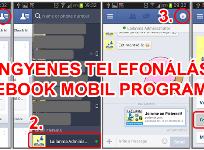 Telefonálj ingyen ezentúl a facebookon! Itt van minden, amit tudnod kell az ingyenes telefonálásról a facebookal! Osszátok meg, nagyon jó! Oszd meg, mert ez emberek millióinak segíthet spórolni!Köszi!