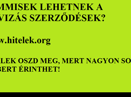 SEMMISEK LESZNEK A DEVIZA SZERZŐDÉSEK? Egy elképesztő jogi fordulattal miatt, lehet hogy semmisé válhatnak a devizás szerződések. Egy nagyon fontos KÖZÉRDEKŰ BEJELENTÉS! Kérlek oszd meg, mert nagyon sok embert érinthet. Köszönjük!