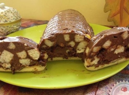 CSOKOLÁDÉS BABAPISKÓTÁS ŐZGERINC RECEPT – ez valami fantasztikusan jó recept, ráadásul sütés nélkül készül