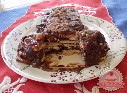 Csupacsokis keksztorta