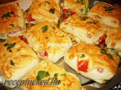 Pizza pogácsa recept