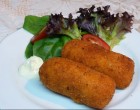 Burgonya krokett, fokhagymás mártogatóssal – ropogós finomság, egyszerű recept