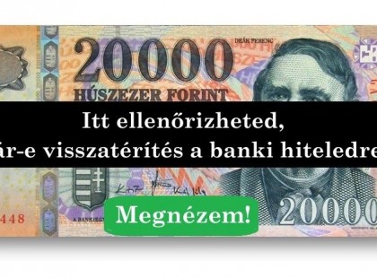 Itt ellenőrizheted, jár-e visszatérítés a banki hiteledre!Oszd meg kérlek Te is, mert rengeteg embert érint! Köszönjük szépen!