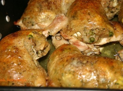 Töltött csirkecomb