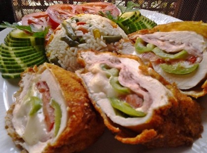 Töltött csirkemell „Józsi módra”