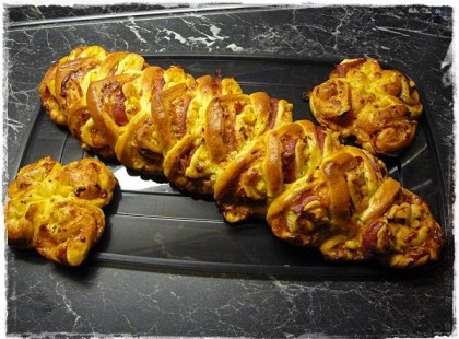 Pizzás virágrolád