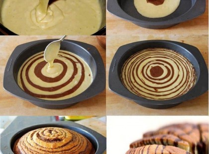 Tigrismintás sütemény