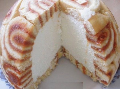 Túrós-Tejszínes Charlotte-ot