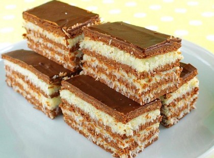 Zebra kocka sütés nélkül...