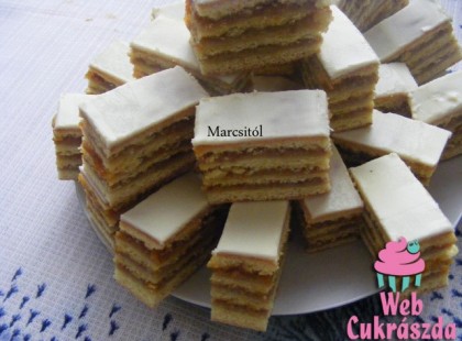 Fehér csokis zserbó