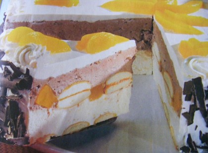 Sütés nélküli őszibarack torta