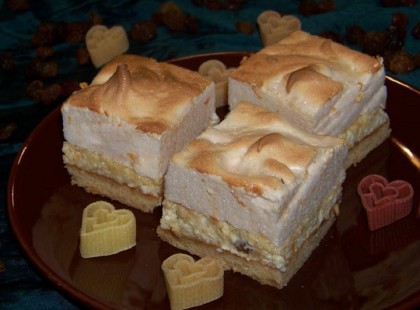 Habos-túrós sütemény