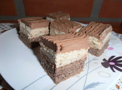 Csokis-gesztenyés szelet