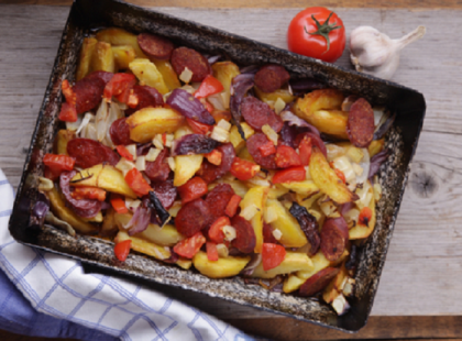 Tepsis parasztburgonya