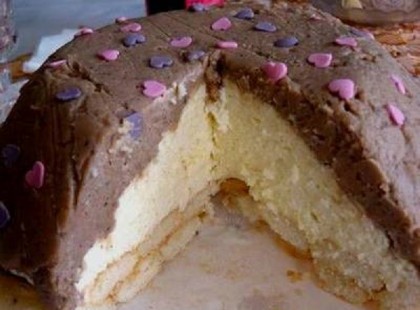 Tejszínes gesztenyebomba sütés nélkül