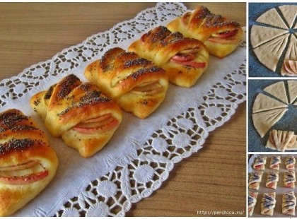 Almás táska mákkal megszórva