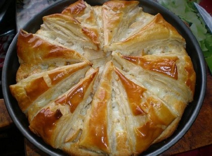 Gyors almás sütemény leveles tésztából