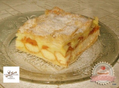 Barackos pudingszelet