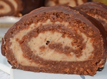 Nagymama gesztenyés tekercse