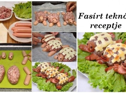 Fasírt teknős receptje