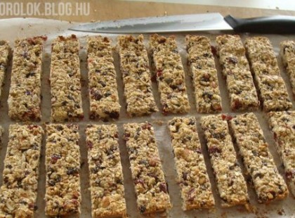 Készítsünk müzliszeletet! + recept + fotók