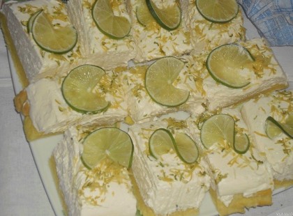 Készítsünk citromos túrószeletet