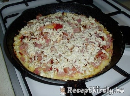 Serpenyős pizza tíz perc alatt
