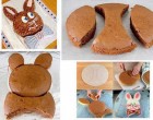 Süssünk húsvétra nyuszi alakú tortát egyszerűen kakaós piskótából :) + szabásminta