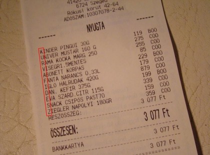 Ez a számla önmagáért beszél!Oszd meg te is!