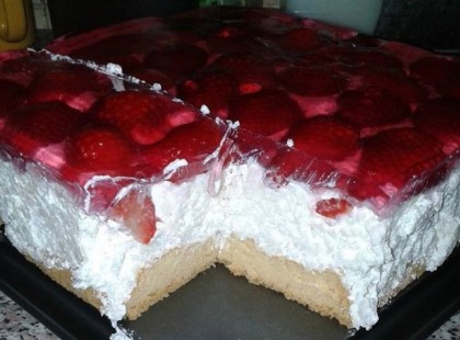 Epres tejszínes rizses kocka